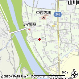 徳島県吉野川市山川町川東45周辺の地図