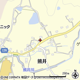 和歌山県有田郡有田川町熊井206-1周辺の地図