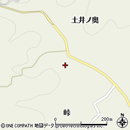 徳島県吉野川市美郷峠122周辺の地図