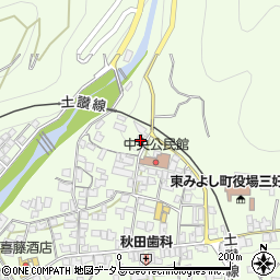 徳島県三好郡東みよし町昼間3700周辺の地図