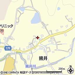 和歌山県有田郡有田川町熊井240周辺の地図