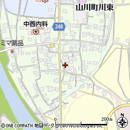 徳島県吉野川市山川町川東192周辺の地図