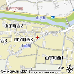 山口県岩国市由宇町西3丁目1周辺の地図