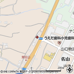 山口県山口市佐山佐山東1116周辺の地図