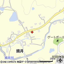 和歌山県有田郡有田川町熊井252周辺の地図