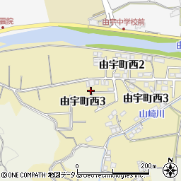 山口県岩国市由宇町西周辺の地図