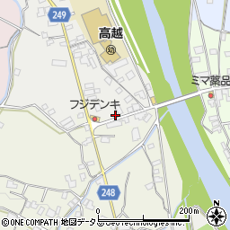 徳島県吉野川市山川町町70周辺の地図