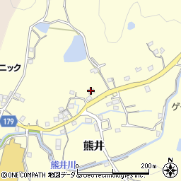 和歌山県有田郡有田川町熊井207周辺の地図