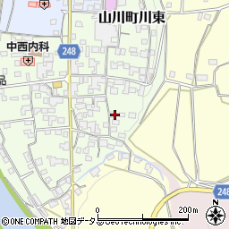 徳島県吉野川市山川町川東221周辺の地図