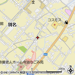 愛媛県今治市別名408周辺の地図