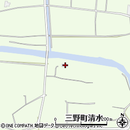 徳島県三好市三野町清水269-1周辺の地図