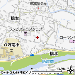 徳島県徳島市八万町橋本335-8周辺の地図
