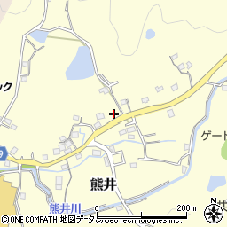 和歌山県有田郡有田川町熊井204周辺の地図