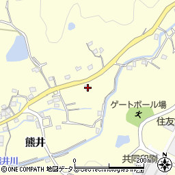 和歌山県有田郡有田川町熊井121周辺の地図