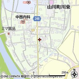 徳島県吉野川市山川町川東191周辺の地図