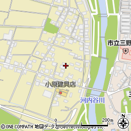 徳島県三好市三野町太刀野16周辺の地図