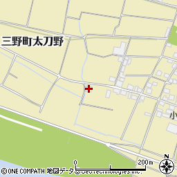 徳島県三好市三野町太刀野351周辺の地図