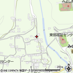 徳島県三好郡東みよし町昼間822周辺の地図