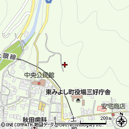 徳島県三好郡東みよし町昼間3888周辺の地図
