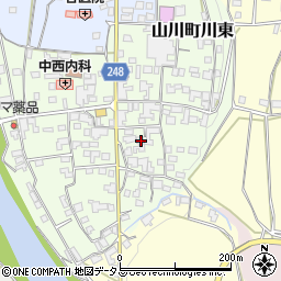 徳島県吉野川市山川町川東189周辺の地図