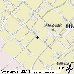 愛媛県今治市別名515-2周辺の地図