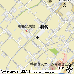 愛媛県今治市別名463周辺の地図