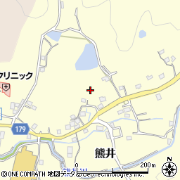 和歌山県有田郡有田川町熊井周辺の地図