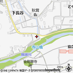 徳島県徳島市八万町下長谷45周辺の地図