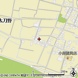 徳島県三好市三野町太刀野340周辺の地図