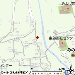 徳島県三好郡東みよし町昼間823周辺の地図