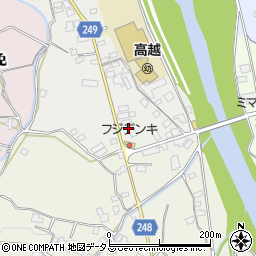 徳島県吉野川市山川町町69周辺の地図