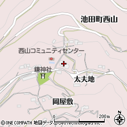 徳島県三好市池田町西山石休場3563-1周辺の地図