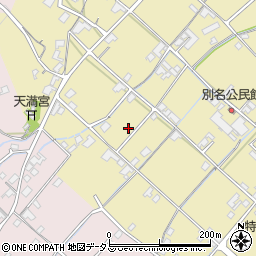 愛媛県今治市別名598周辺の地図