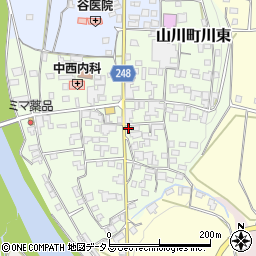 徳島県吉野川市山川町川東190周辺の地図