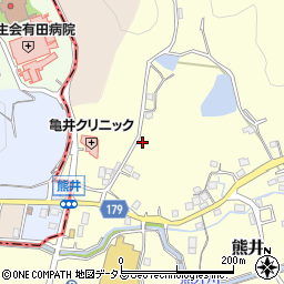 和歌山県有田郡有田川町熊井419周辺の地図