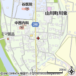 徳島県吉野川市山川町川東102-1周辺の地図