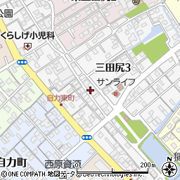 山口県防府市三田尻周辺の地図