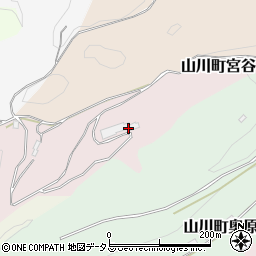 徳島県吉野川市山川町宮谷周辺の地図
