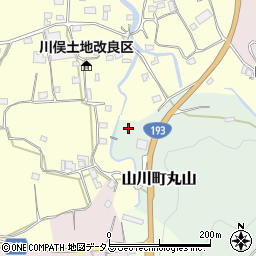 徳島県吉野川市山川町丸山36周辺の地図