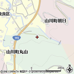 徳島県吉野川市山川町丸山51周辺の地図