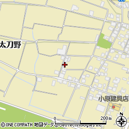 徳島県三好市三野町太刀野324周辺の地図