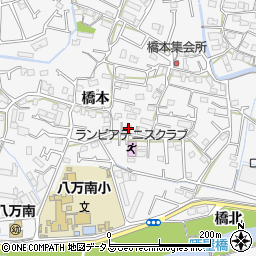 徳島県徳島市八万町橋本289周辺の地図