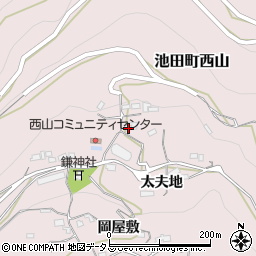 徳島県三好市池田町西山石休場3561周辺の地図