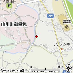 徳島県吉野川市山川町町3-2周辺の地図