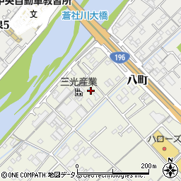 愛媛県今治市中寺1038-1周辺の地図