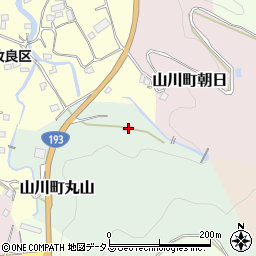 徳島県吉野川市山川町丸山50-1周辺の地図