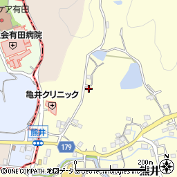 和歌山県有田郡有田川町熊井418周辺の地図