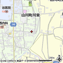 徳島県吉野川市山川町川東172周辺の地図