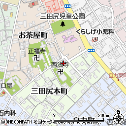 山口県防府市三田尻本町周辺の地図