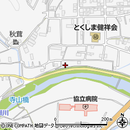 徳島県徳島市八万町新貝47周辺の地図